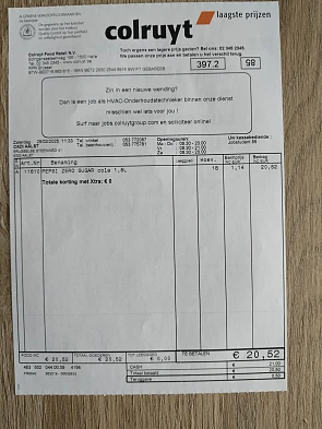 Pepsi Max is nu echt de max 0,76 per liter