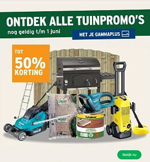 Gamma Tuinpromo's tot -50%
