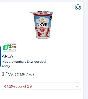 Collect&go arla skyr en lay's sensations