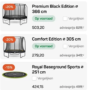 Salta trampolines