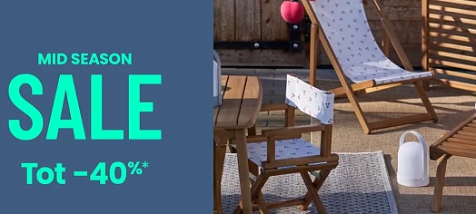Laatste dag: mid season sale tot - 40% bij La Redoute