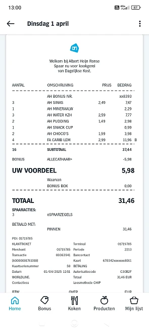 Deodorant 2+2 gratis bij ah