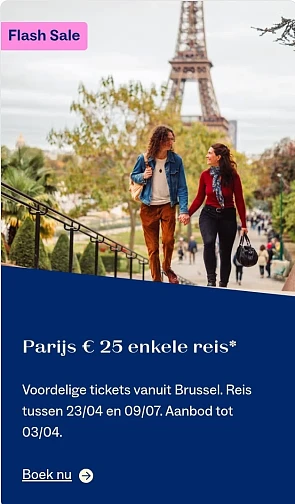 Naar Parijs met de Eurostar voor slechts €25 🇨🇵