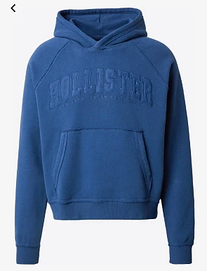 Blauwe herensweater hollister voor 13,41 euro
