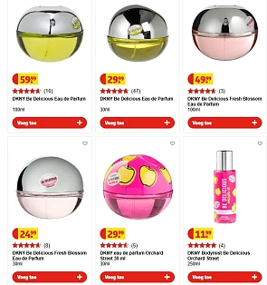 Super voordeel op Parfums bij Kruidvat ✨ DKNY, Hugo Bos, ...