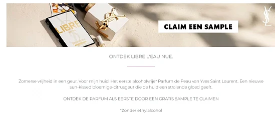 Gratis staaltje YSL 'Libre l'eau nue' ✨