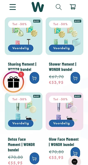 Hieperdepiep Wondr is 4 jaar kortingen tot 30%