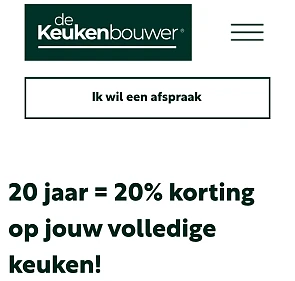Er is er eentje jarig! Hoera keukenbouwer