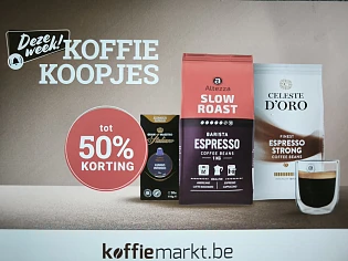 20% extra korting bij Koffiemarkt