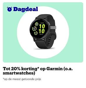 Tot 20% korting op diverse Garmin producten o.a. smartwatches bij bol.com