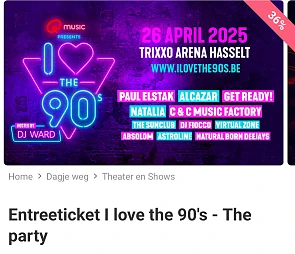 I love the 90's - The party