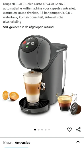 Krups NESCAFÉ Dolce Gusto KP243B Genio S ☕️