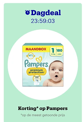 Korting op Pampers bij bol.com