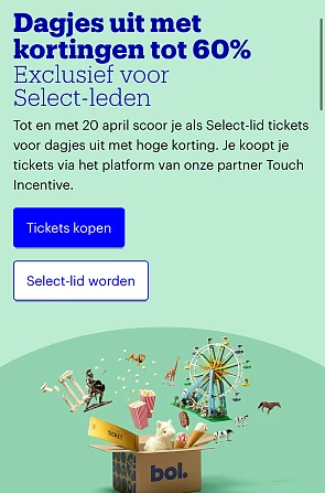 Dagje uit voor select-leden bol
