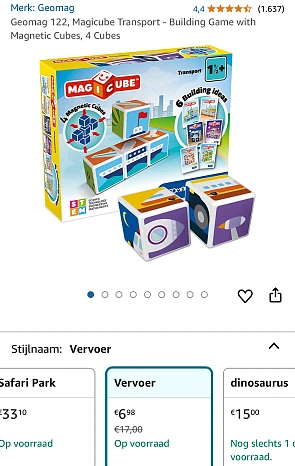 Geomag blokken