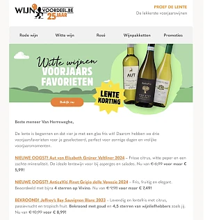 Witte voorjaarswijnen