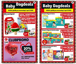 Baby Dagdeals ❤️ Woensdag 9 april - Kruidvat