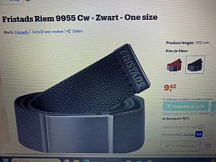 Fristads Riem van 120 cm