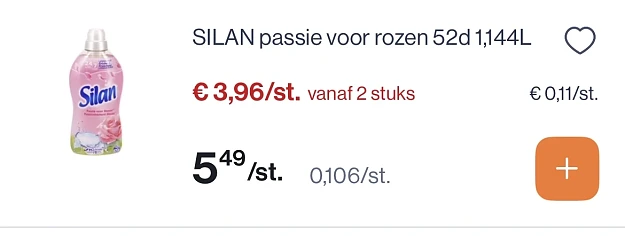 Silan en Lenor goedkoper in Colruyt