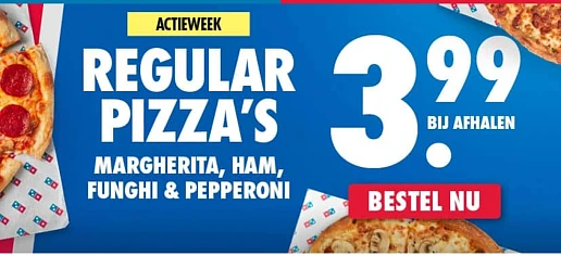 Lekkere promo's bij Domino's pizza!