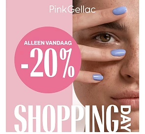 20% korting op alles bij Pink Gellac