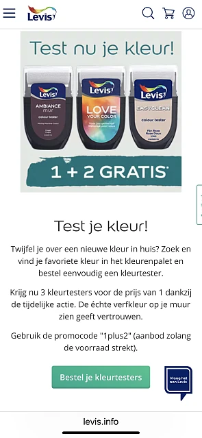 Kleurtester Levis