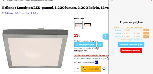 led paneel bij bol