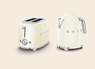 Waterkoker en broodrooster met 20% korting bij SMEG