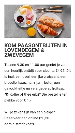 Paasontbijt voor €4,95 bij Intratuin 🥐☕️