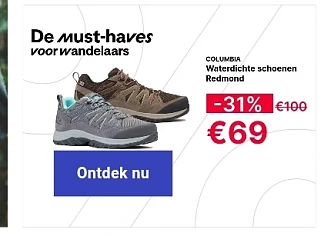 Columbia wandelschoenen aan -31% bij Decathlon