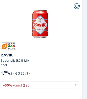 Collect&go bavik -50%
