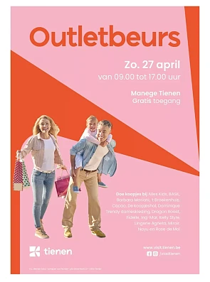 Outlet kleding in Tienen op 27 april