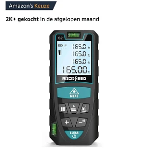 Laserafstandsmeter/digitale waterpas