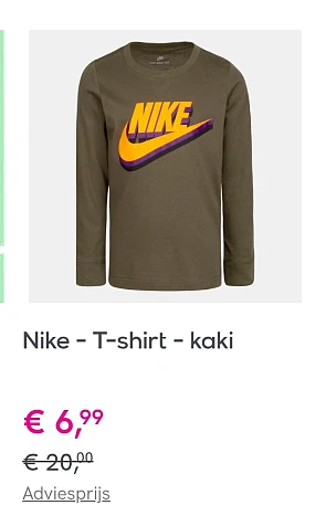 Tot 75% korting op Nike kids / Jordan collectie