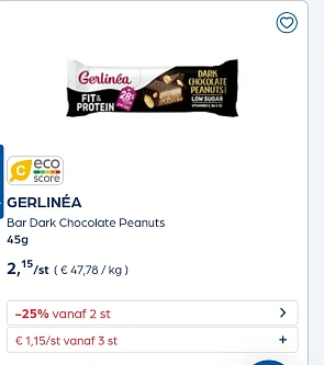 Collect&go gerlinéa -25% extra