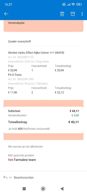 Skintist Hydro Effect Rijke Crème 1+1 GRATIS