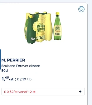 Collect&go M. Perrier bruisend 50cl