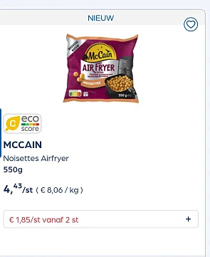 Collect&go MCCAIN Airfryer