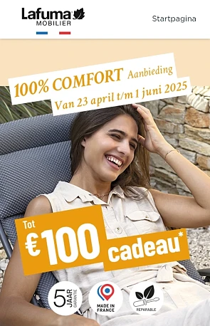 Cashback tot €100 op Lafuma