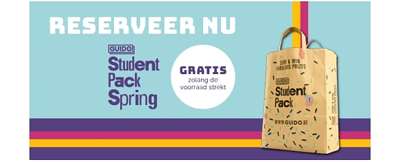 Gratis studentenpack aan te vragen bij Guido Gentbrugge