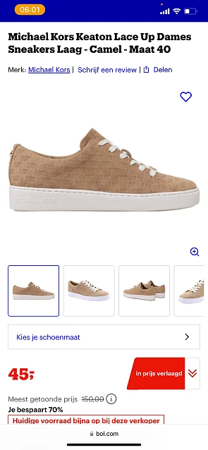 Michael Kors maat 40 sneakers