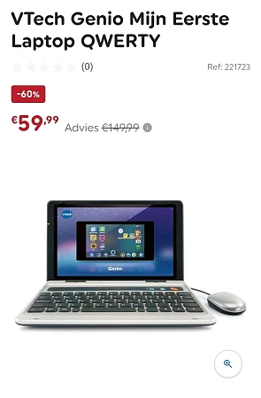 VTech Genio Mijn Eerste Laptop QWERTY