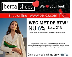 Berca: 6% btw ipv 21% btw