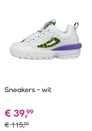Tot 65% korting op Fila kleding en schoenen