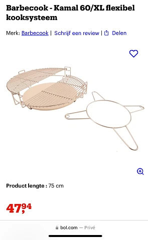 Barbecook flexibel kooksysteem