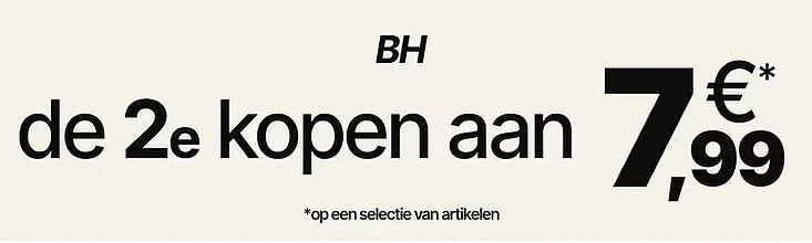 2e bh aan 7,99 euro bij Undiz