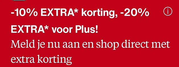 Tot 20% extra korting bij Zalando