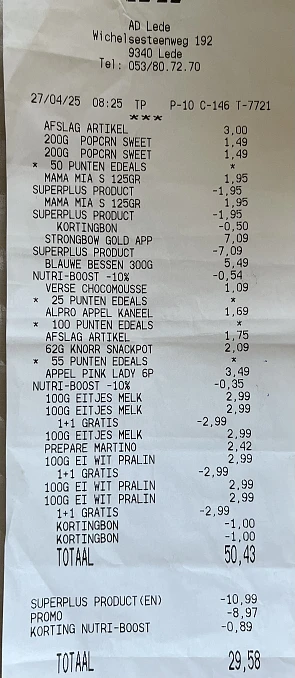Milka paaseitjes 1+1 bij Delhaize