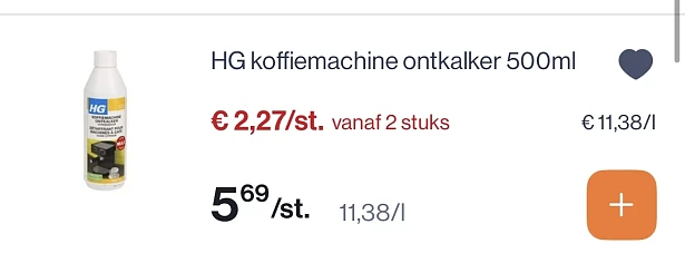 Mooie koopjes op HG producten -60%