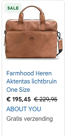 leren tas